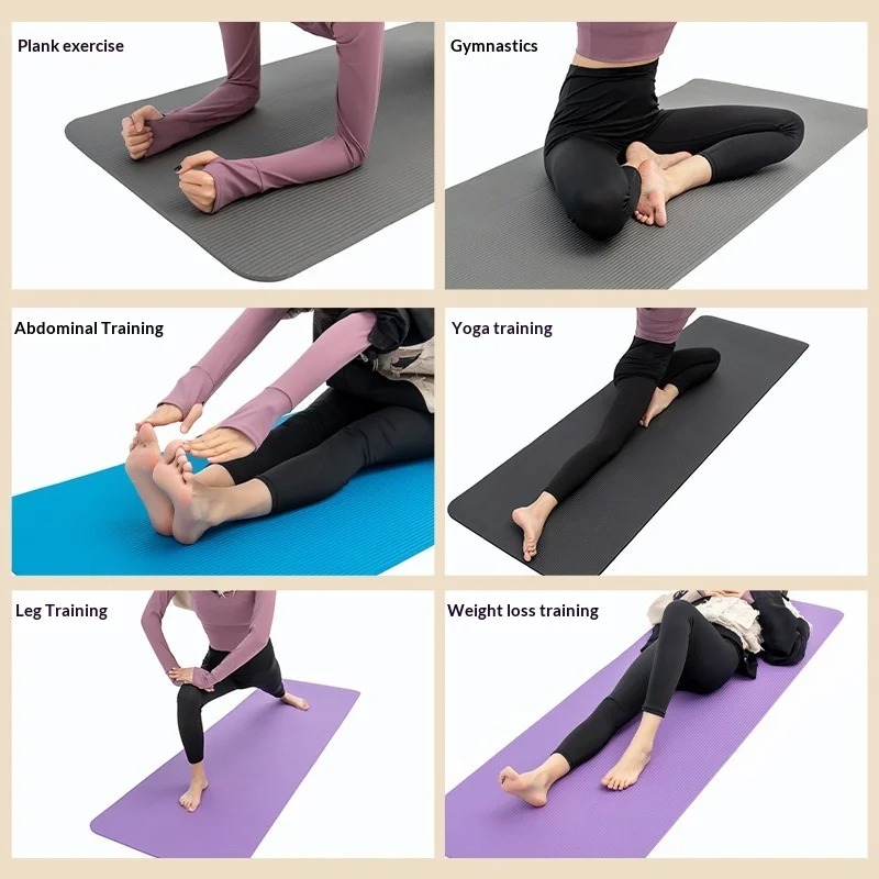 Extra Thick Non Slip Yoga Mat  - Home Pilates Yoga recension och pris
