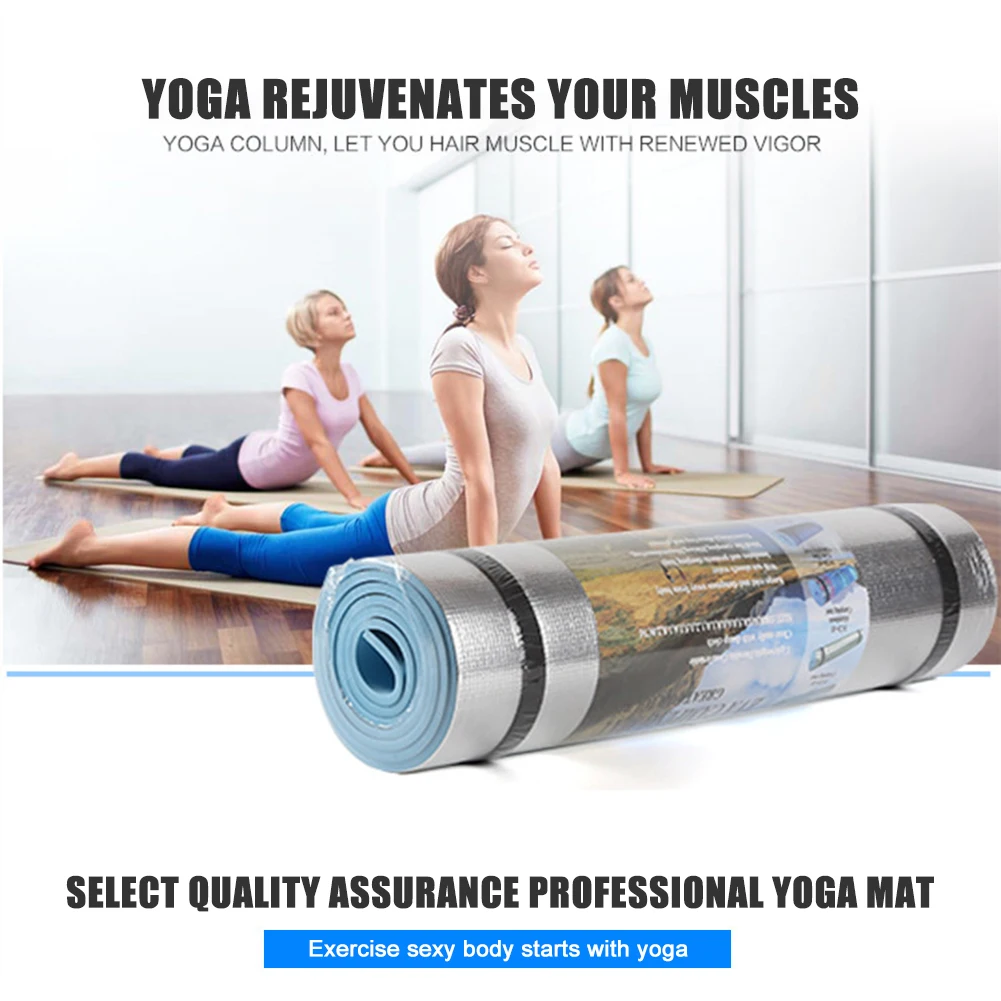 6mm Thick EVA Yoga Mat Moistur - Pilates Yoga Matte recension och pris