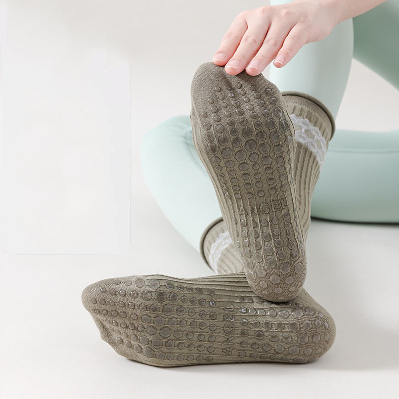 Yoga Socks Women Cotton Roll-e - Medias Para Pilates Y Yoga recension och pris