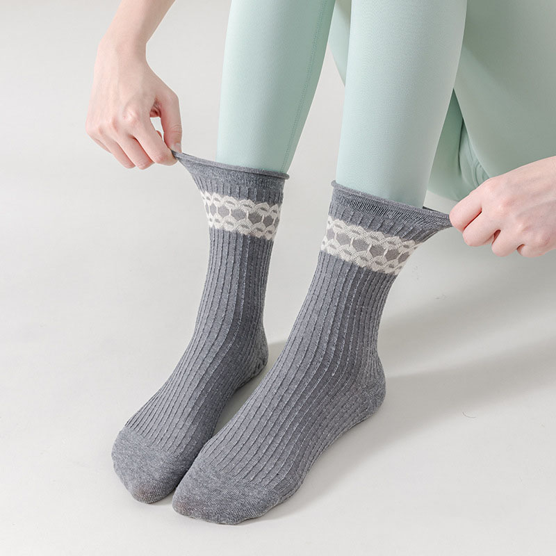 Yoga Socks Women Cotton Roll-e - Medias Para Pilates Y Yoga recension och pris