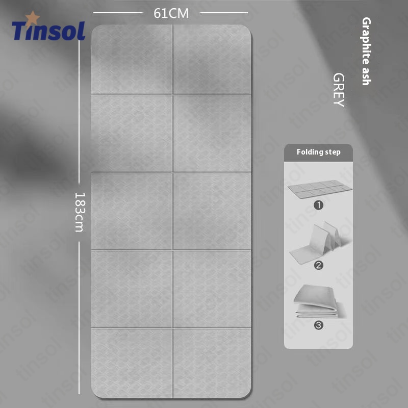 TINSOL Foldable Yoga Mat Eco F - Pilates Yoga Matte recension och pris