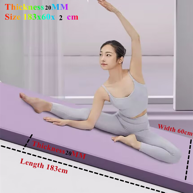 20MM Yoga Mat Anti-skid 183×60 - Pilates Yoga Matte recension och pris