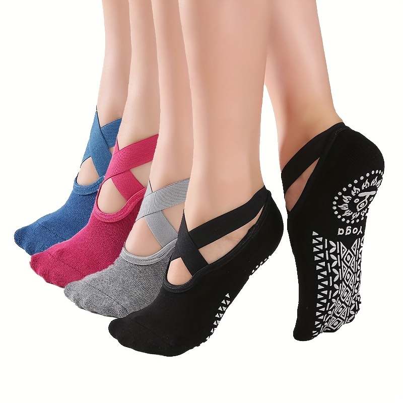 4 Pairs X-cross Yoga Socks for - Pilates X Yoga recension och pris
