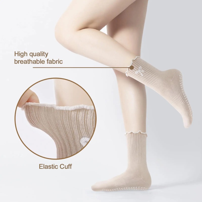 Professional Yoga Socks, Cotto - Pilates & Yoga En Talavera Raquel Díaz recension och pris
