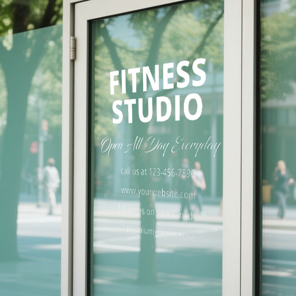 Customizable Studio Window Dec - Pilates X Yoga recension och pris
