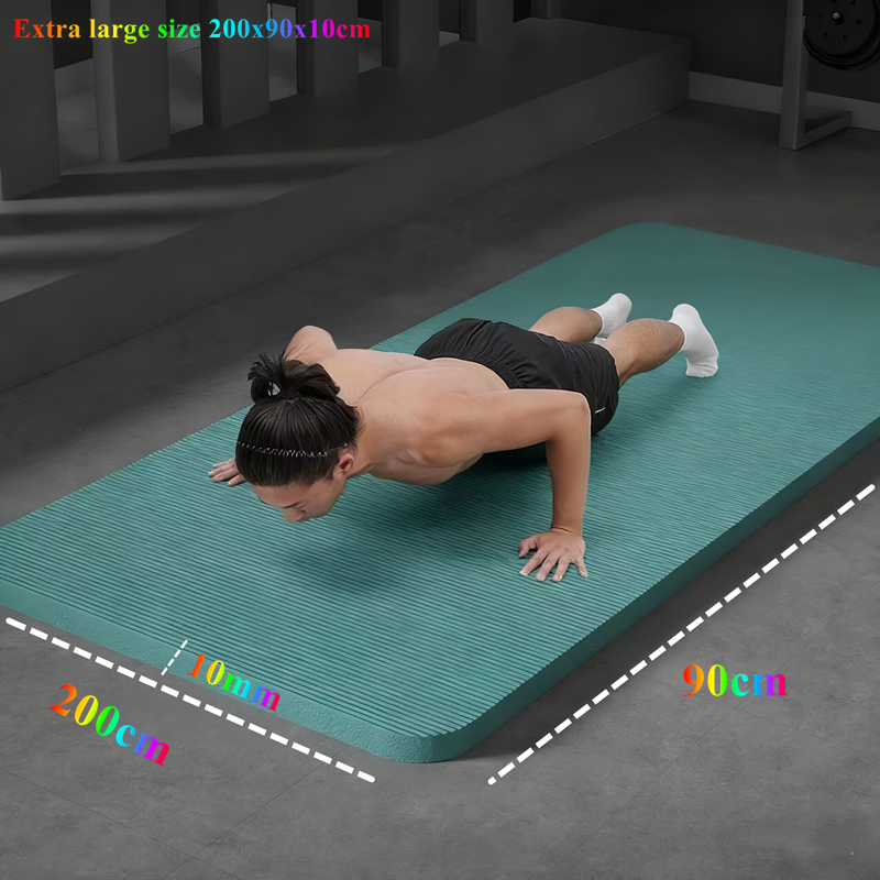 200x90x1cm Thick Training Yoga - Pilates Yoga Matte recension och pris