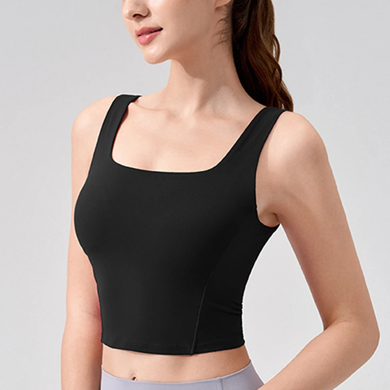 Women's Sports Yoga Vest Squar - Pilates Yoga One recension och pris