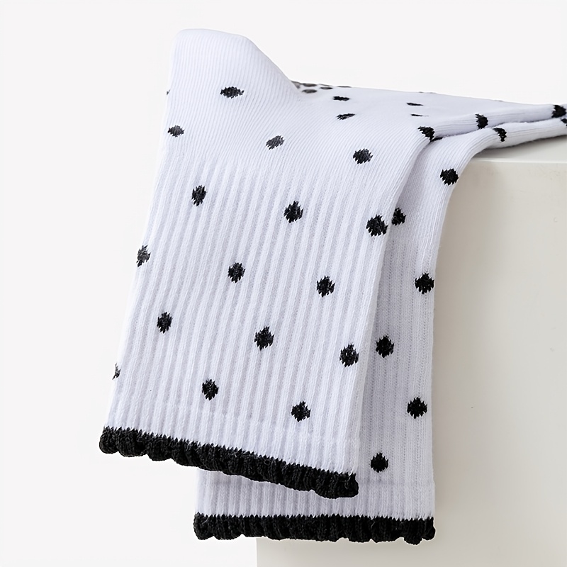 Women's White Black-Dot Non-Sl - Medias Para Pilates Y Yoga recension och pris