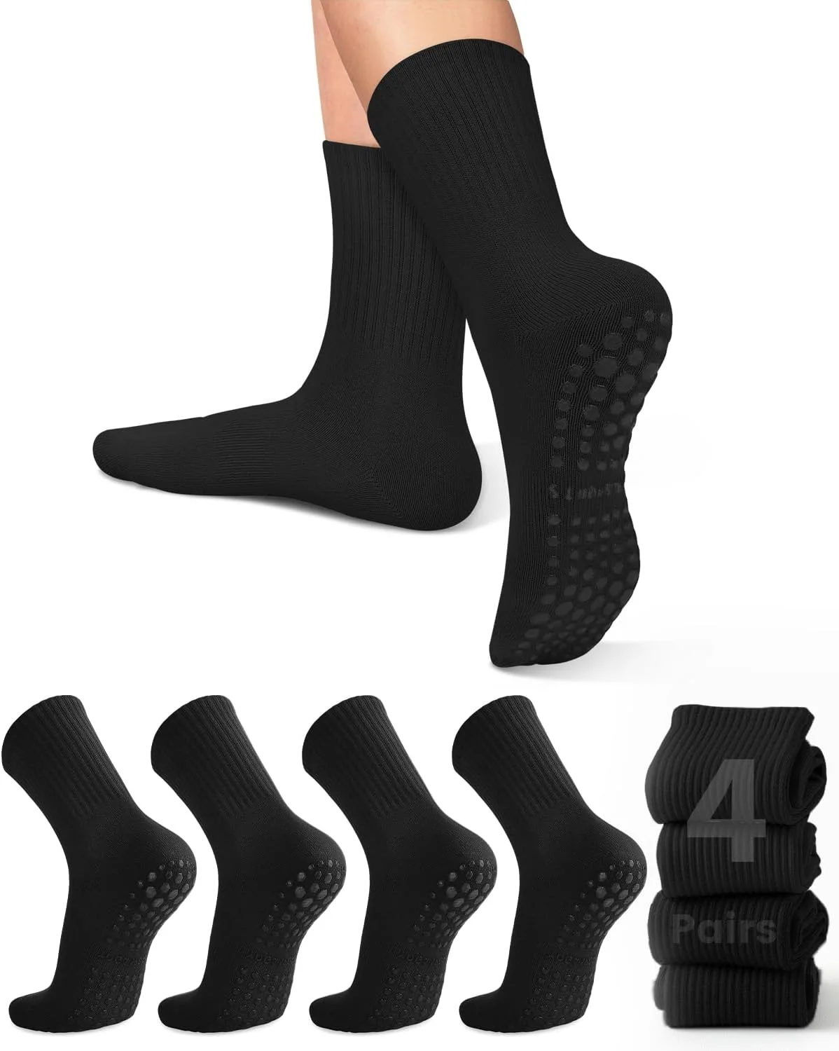 4 pairs of women's yoga socks, - Pilates & Yoga En Talavera Raquel Díaz recension och pris