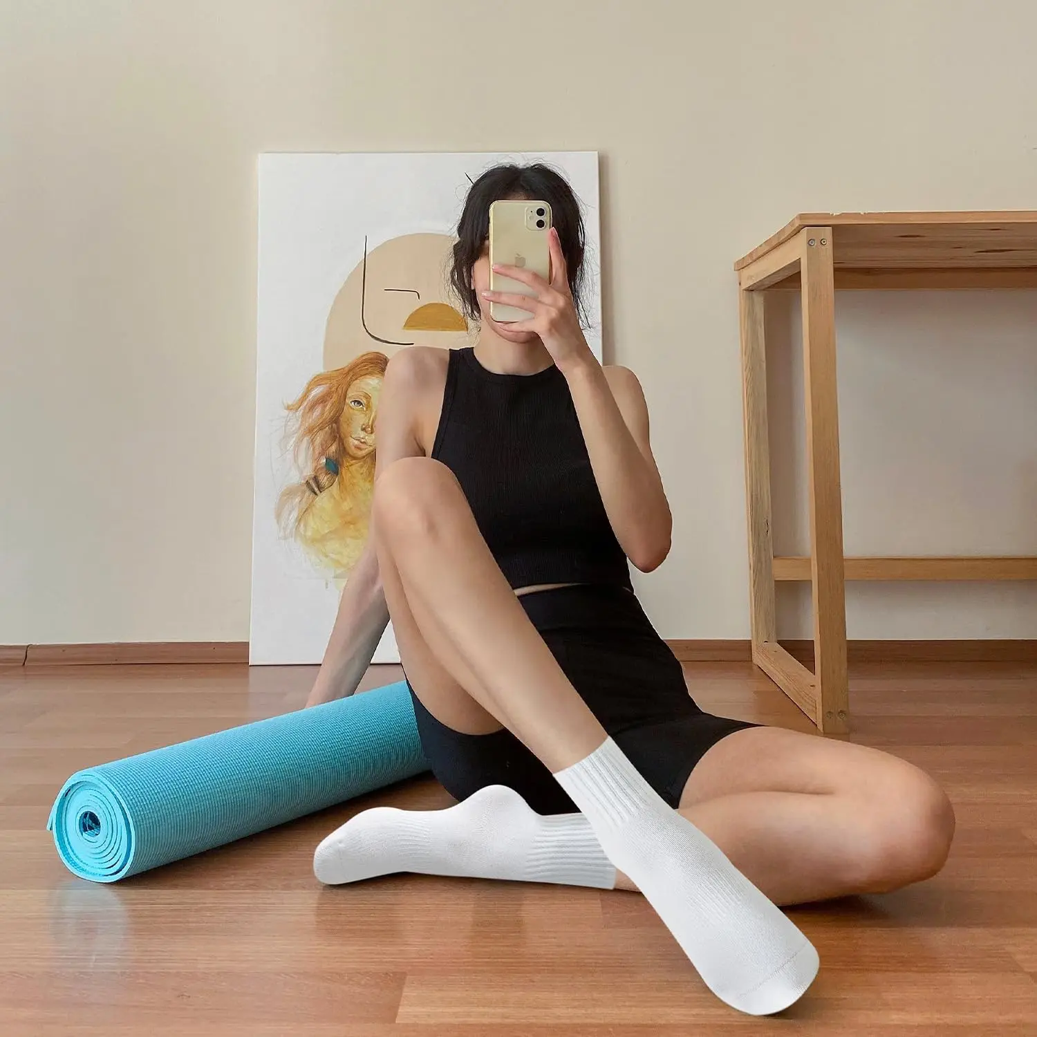 4 pairs of women's yoga socks, - Pilates & Yoga En Talavera Raquel Díaz recension och pris