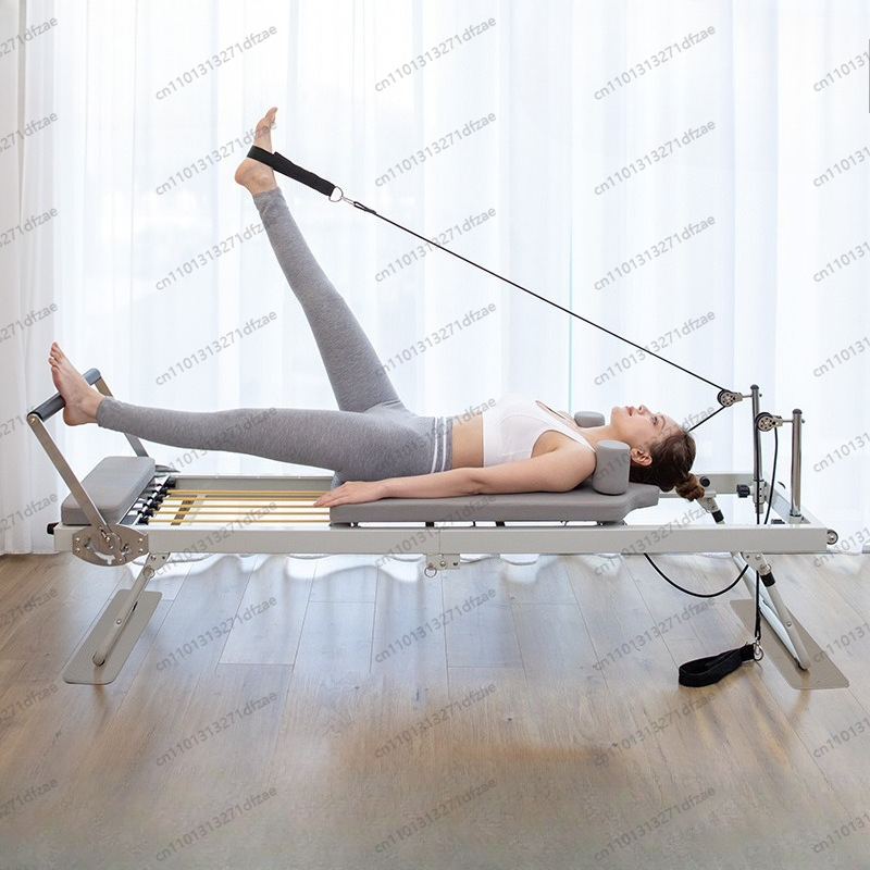 Large Folding Pilates Reformer - Pilates Yoga Weight Loss recension och pris