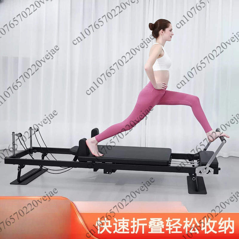 Large Folding Pilates Reformer - Pilates Yoga Weight Loss recension och pris