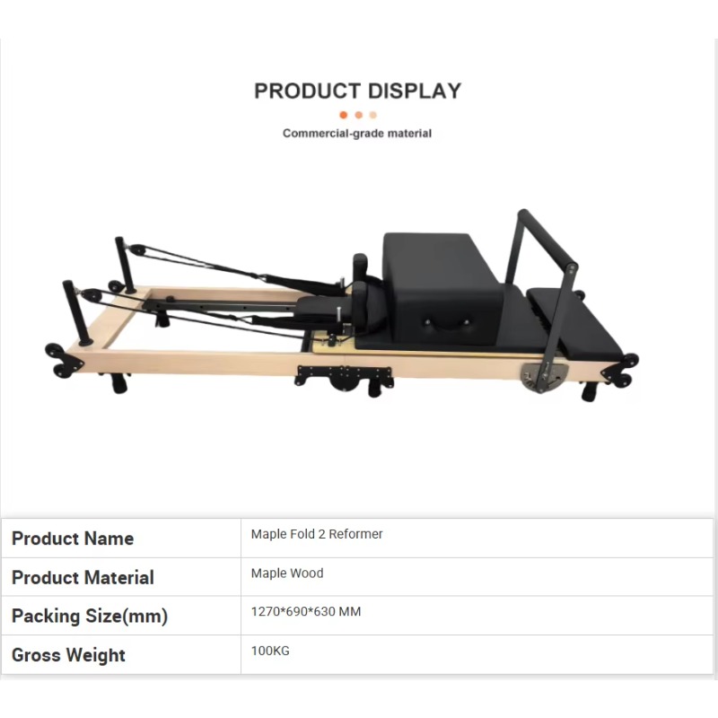 Heavy-Duty Maple Pilates Refor - Pilates & Yoga En Talavera Raquel Díaz recension och pris