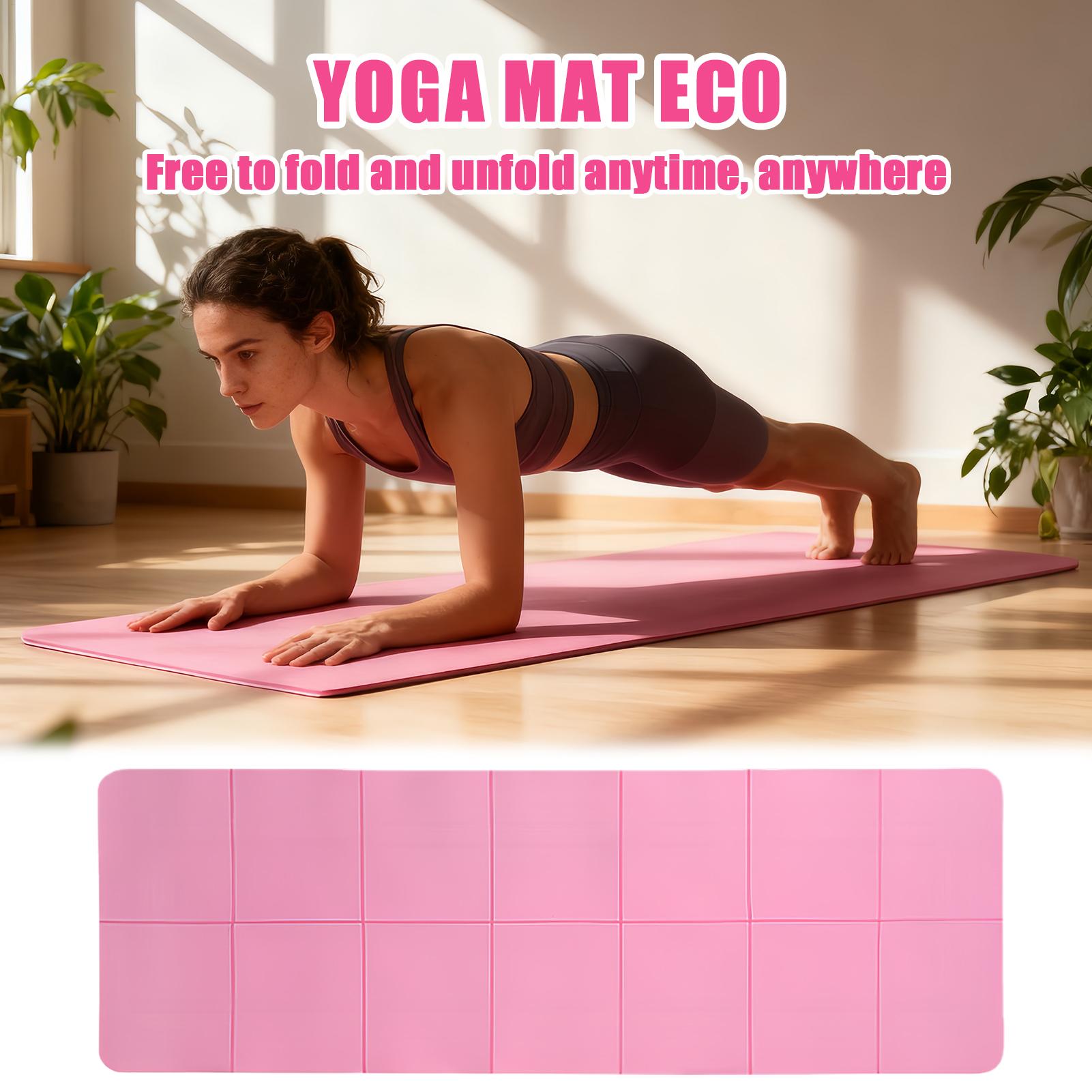 Foldable Yoga Mat For Travel 7 - Pilates X Yoga recension och pris
