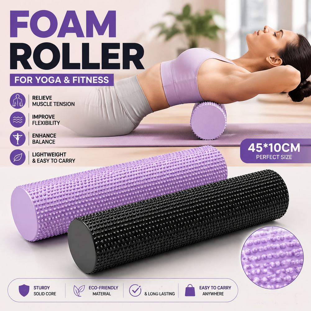 Yoga Foam Roller EVA High Dens - Home Pilates Yoga recension och pris