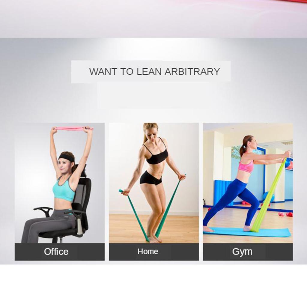 Long Stretch Exercise Bands TP - Pilates Yoga Weight Loss recension och pris