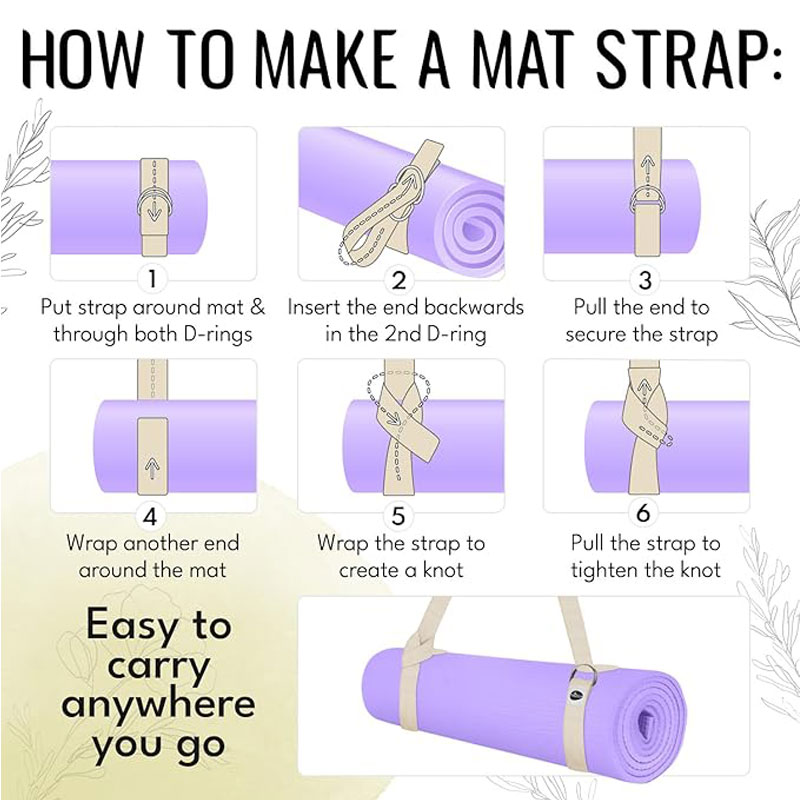 Adjustable Non Slip Strap, Sui - Pilates Yoga Matte recension och pris