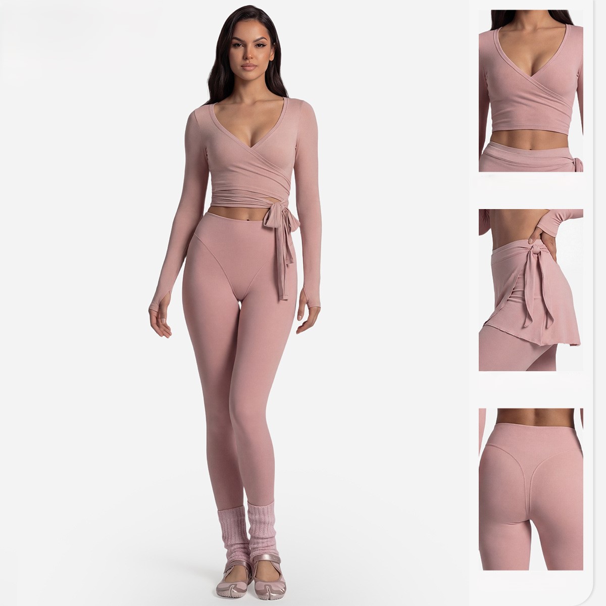 Long Sleeve Yoga Top Cross Fro - Pilates Yoga Core recension och pris