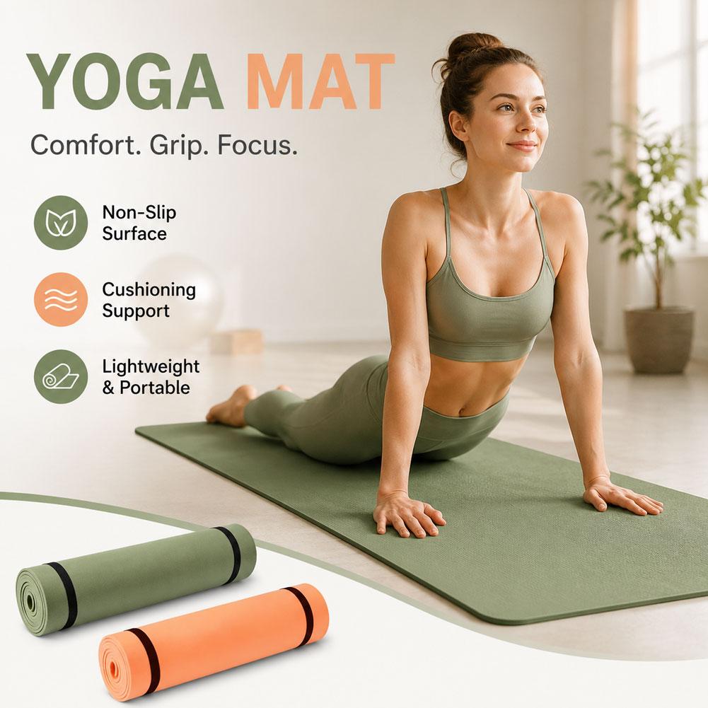 180x50cm Non-slip Pilates Yoga - Pilates Yoga Matte recension och pris