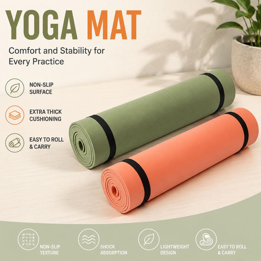 180x50cm Non-slip Pilates Yoga - Pilates Yoga Matte recension och pris